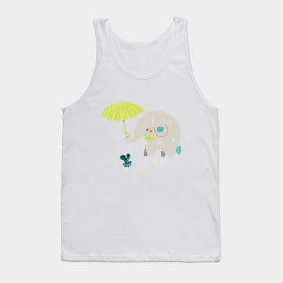 Rainy Elephant Tank Top